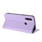 For TCL T9 Embossed Multi-functional Wallet Retro Leather Phone Case(Light Purple) - 3