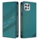 For T-Mobile REVVL 7 5G Embossed Multi-functional Wallet Retro Leather Phone Case(Dark Green) - 2