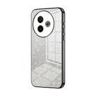 For vivo Y300i Gradient Glitter Powder Electroplated Phone Case(Black) - 1
