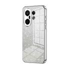 For vivo S30 Pro mini Gradient Glitter Powder Electroplated Phone Case(Silver) - 1