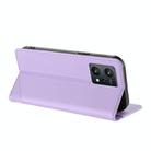 For Realme 9 Pro+ Embossed Multi-functional Wallet Retro Leather Phone Case(Light Purple) - 3