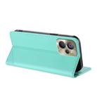 For Realme 10 5G Embossed Multi-functional Wallet Retro Leather Phone Case(Mint Green) - 3