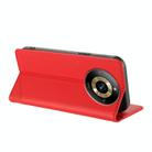 For Realme 10 Pro Embossed Multi-functional Wallet Retro Leather Phone Case(Red) - 3