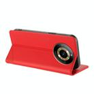 For Realme 11 4G Embossed Multi-functional Wallet Retro Leather Phone Case(Red) - 3