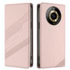 For Realme 11 4G Embossed Multi-functional Wallet Retro Leather Phone Case(Pink) - 2