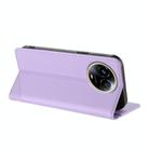 For Realme 11 5G Embossed Multi-functional Wallet Retro Leather Phone Case(Light Purple) - 3