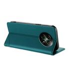 For Realme 12 4G Embossed Multi-functional Wallet Retro Leather Phone Case(Dark Green) - 3