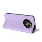 For Realme 12+ Embossed Multi-functional Wallet Retro Leather Phone Case(Light Purple) - 3