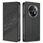 For Realme 13+ Global Embossed Multi-functional Wallet Retro Leather Phone Case(Black) - 2