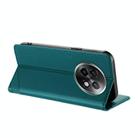 For Realme 13+ Global Embossed Multi-functional Wallet Retro Leather Phone Case(Dark Green) - 3