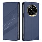For Realme 13 Pro Embossed Multi-functional Wallet Retro Leather Phone Case(Dark Blue) - 2