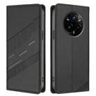 For Realme 14 Pro+ Embossed Multi-functional Wallet Retro Leather Phone Case(Black) - 2