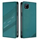 For Realme C20 Embossed Multi-functional Wallet Retro Leather Phone Case(Dark Green) - 2