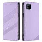 For Realme C20 Embossed Multi-functional Wallet Retro Leather Phone Case(Light Purple) - 2