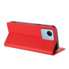 For Realme C30 Embossed Multi-functional Wallet Retro Leather Phone Case(Red) - 3