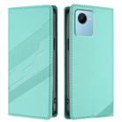 For Realme C30 Embossed Multi-functional Wallet Retro Leather Phone Case(Mint Green) - 2