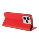For Realme C53 4G Embossed Multi-functional Wallet Retro Leather Phone Case(Red) - 3