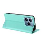 For Realme C63 4G Embossed Multi-functional Wallet Retro Leather Phone Case(Mint Green) - 3