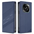 For Realme C63 5G Embossed Multi-functional Wallet Retro Leather Phone Case(Dark Blue) - 2