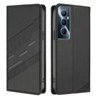 For Realme C65 4G Embossed Multi-functional Wallet Retro Leather Phone Case(Black) - 2