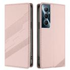 For Realme C65 4G Embossed Multi-functional Wallet Retro Leather Phone Case(Pink) - 2