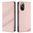 For Realme C67 4G Embossed Multi-functional Wallet Retro Leather Phone Case(Pink) - 2