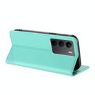 For Realme C75 4G Embossed Multi-functional Wallet Retro Leather Phone Case(Mint Green) - 3