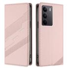 For Realme C75 4G Embossed Multi-functional Wallet Retro Leather Phone Case(Pink) - 2