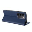 For Realme C75 4G Embossed Multi-functional Wallet Retro Leather Phone Case(Dark Blue) - 3