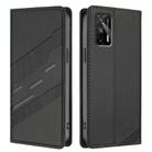 For Realme GT 5G Embossed Multi-functional Wallet Retro Leather Phone Case(Black) - 2