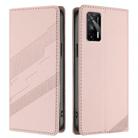 For Realme GT 5G Embossed Multi-functional Wallet Retro Leather Phone Case(Pink) - 2