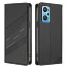 For Realme GT Neo2 Embossed Multi-functional Wallet Retro Leather Phone Case(Black) - 2