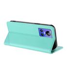 For Realme GT Neo3 Embossed Multi-functional Wallet Retro Leather Phone Case(Mint Green) - 3