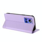 For Realme GT Neo3 Embossed Multi-functional Wallet Retro Leather Phone Case(Light Purple) - 3