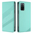 For Realme V11 5G Embossed Multi-functional Wallet Retro Leather Phone Case(Mint Green) - 2