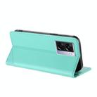 For Realme V23 Embossed Multi-functional Wallet Retro Leather Phone Case(Mint Green) - 3