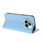 For Realme P3 Pro 5G Embossed Multi-functional Wallet Retro Leather Phone Case(Light Blue) - 3