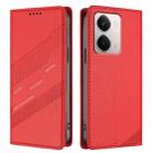 For Realme P3 Ultra 5G Embossed Multi-functional Wallet Retro Leather Phone Case(Red) - 2
