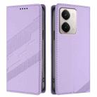 For Realme P3 Ultra 5G Embossed Multi-functional Wallet Retro Leather Phone Case(Light Purple) - 2