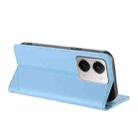 For Realme P3 Ultra 5G Embossed Multi-functional Wallet Retro Leather Phone Case(Light Blue) - 3