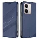 For Realme P3 Ultra 5G Embossed Multi-functional Wallet Retro Leather Phone Case(Dark Blue) - 2