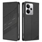 For Realme 14 Embossed Multi-functional Wallet Retro Leather Phone Case(Black) - 2