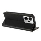 For Realme 14 Embossed Multi-functional Wallet Retro Leather Phone Case(Black) - 3