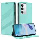 For Realme C71 4G Embossed Multi-functional Wallet Retro Leather Phone Case(Mint Green) - 1