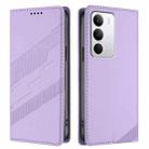 For Realme C71 4G Embossed Multi-functional Wallet Retro Leather Phone Case(Light Purple) - 2