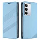 For Realme C71 4G Embossed Multi-functional Wallet Retro Leather Phone Case(Light Blue) - 2