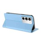 For Realme C71 4G Embossed Multi-functional Wallet Retro Leather Phone Case(Light Blue) - 3