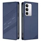 For Realme C71 4G Embossed Multi-functional Wallet Retro Leather Phone Case(Dark Blue) - 2