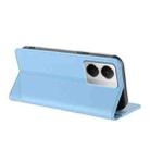 For Realme Neo7x Embossed Multi-functional Wallet Retro Leather Phone Case(Light Blue) - 3