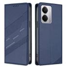 For Realme Neo7x Embossed Multi-functional Wallet Retro Leather Phone Case(Dark Blue) - 2